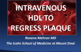 Intravenous HDL to Regress Plaque