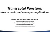 Complications of Transseptal Puncture: Recognition and Management