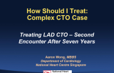 Case #3: Single Catheter Retrograde Approach for CTO