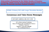 Consensus and Take-home Messages
