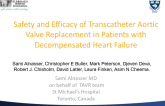 TCT 690: Safety and Efficacy of Urgent Transcatheter Aortic Valve Replacement in Patients Admitted with Decompensated Heart Failure