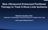 New Ultrasound Enhanced Paclitaxel Therapy to Treat Critical Limb Ischemia