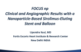 FOCUS np: Clinical and Angiographic Results with a Nanoparticle-Based Siroliumus-Eluting Stent and Balloon
