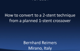 How to Convert to a 2-Stent Technique from a Planned 1-Stent Crossover