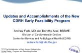 Keynote Lecture III: Updates and Accomplishments of the New CDRH Early Feasibility Program