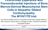 TCT 150: First-in-Man Experience with Transendocardial Injections of Bone Marrow-Derived Mesenchymal Stem Cells in Idiopathic Dilated Cardiomyopathy: The MYOCYTE Trial