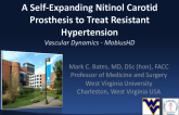 Self-Expanding Nitinol Carotid Prosthesis to Treat Resistant Hypertension: Vascular Dynamics