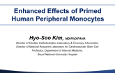 Enhanced Effects of Primed Peripheral Monocytes
