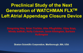 TCT 175: Preclinical Study of the Novel Generation of Watchman for Left Atrial Appendage Occlusion