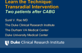 Cases #7 and #8: Two Patients After CABG