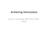 Video Review: Achieving Hemostasis