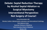 Interventional Perspective: Not Surgery of Course!