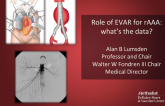 Role of EVAR in the Treatment of Ruptured AAA: Evidence and Evolving Developments
