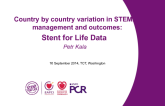 Country by Country Variation in STEMI Management and Outcomes: Latest Stent for Life Data