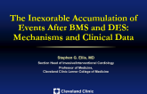 The Inexorable Accumulation of Late Events After Metallic BMS and DES: Mechanisms and Clinical Data