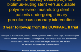 TCT 15: Abluminal Biodegradable Polymer Biolimus-Eluting Stent Versus Durable Polymer Everolimus-Eluting Stent in Patients Undergoing Primary Percutaneous Coronary Intervention: 3-Year Follow-up From the COMPARE II Trial