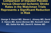 TCT 176: Comparison of Imputed Placebo Versus Observed Ischemic Stroke Rates in the Watchman Trials Shows a Significant Reduction in Risk