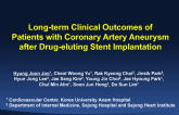 TCT 94: Long-term Clinical Outcomes of Patients with Coronary Artery Aneurysm After Drug-Eluting Stent Implantation
