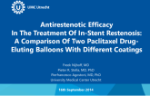 Antirestenotic Efficacy in the Treatment of In-Stent Restenosis: A Comparison of Two Paclitaxel Drug-Eluting Balloons With Different Coatings