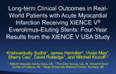 Long-term Clinical Outcomes in Real-World Patients with Acute Myocardial Infarction Receiving XIENCE V® Everolimus-Eluting Stents: Four-Year Results from the XIENCE V USA Study_