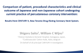Comparison of patient, procedural characteristics and clinical outcome of Japanese and non-Japanese cohort undergoing current practice of percutaneous coronary intervention:___