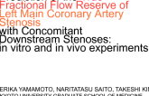 Prediction of the True Fractional Flow Reserve of Left Main Coronary Artery Stenosis with Concomitant Downstream Stenoses: in vitro and in vivo Experiments_