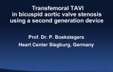 Case #2: Transfemoral TAVR for Bicuspid Aortic Valve Stenosis Using a Second-Generation Device