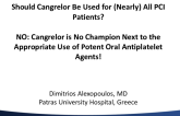 NO: Cangrelor Is No Champion Next to the Appropriate Use of Potent Oral Antiplatelet Agents!