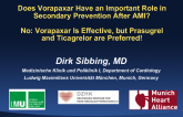 No: Vorapaxar Is Effective, but Prasugrel and Ticagrelor are Preferred!