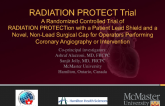 RADIATION PROTECT: A Prospective, Randomized Trial of a Novel Pelvic Lead Shield and a Novel, Non-Lead Surgical Cap to Reduce Operator Radiation Exposure During Coronary Angiography