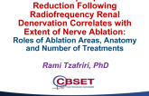 TCT 402: Renal Norepinephrine Reduction Following Radiofrequency Renal Denervation Correlates with Extent of Nerve Ablation: Roles of Ablation Areas, Anatomy, and Number of Treatments