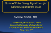 Optimal Valve Sizing Algorithms for Balloon-Expandable TAVR