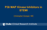 P38 MAP Kinase Inhibitors in STEMI