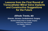 Lessons from the First Round of Transcatheter Mitral Valve Implants and Constructive Suggestions for the Future