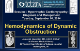 Hemodynamics of Dynamic Obstruction