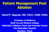 Patient Management Post Ablation