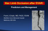 Iliac Limb Occlusion: Predictors and Management