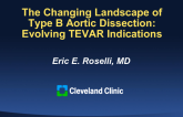 The Changing Landscape of Type B Aortic Dissection: Evolving TEVAR Indications