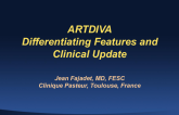 BRS with Clinical Data IV  ART-DIVA: Differentiating Features and Clinical Update