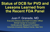 Status of DCB for PVD and Lessons Learned from the Recent FDA Panel