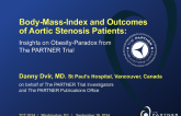 TCT 693: Influence of Body Mass Index on Survival of Aortic Stenosis Patients Treated by Transcatheter Aortic Valve Replacement: Insights on the Obesity Paradox from the PARTNER Trial