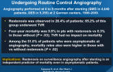 Prognostic Role of Restenosis in 10,004 Patients Undergoing Routine Control Angiography