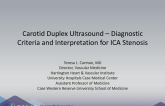 Carotid Duplex Ultrasound – Diagnostic Criteria and Interpretation for ICA Stenosis