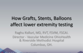 How Grafts, Stents, Balloons Affect Lower Extremity Testing