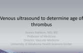 Venous Ultrasound to Determine Age of Thrombus