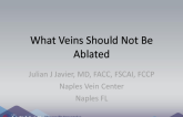 What Veins Should Not Be Ablated
