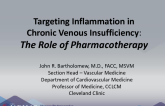 Targeting Inflammation in CVI: The Role of Pharmacotherapy