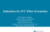 Indications for IVC Filter Extraction