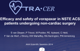 Efficacy and safety of vorapaxar in NSTE ACS patients undergoing non-cardiac surgery