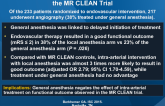 Impact of General Anesthesia on Treatment Effect in the MR CLEAN Trial